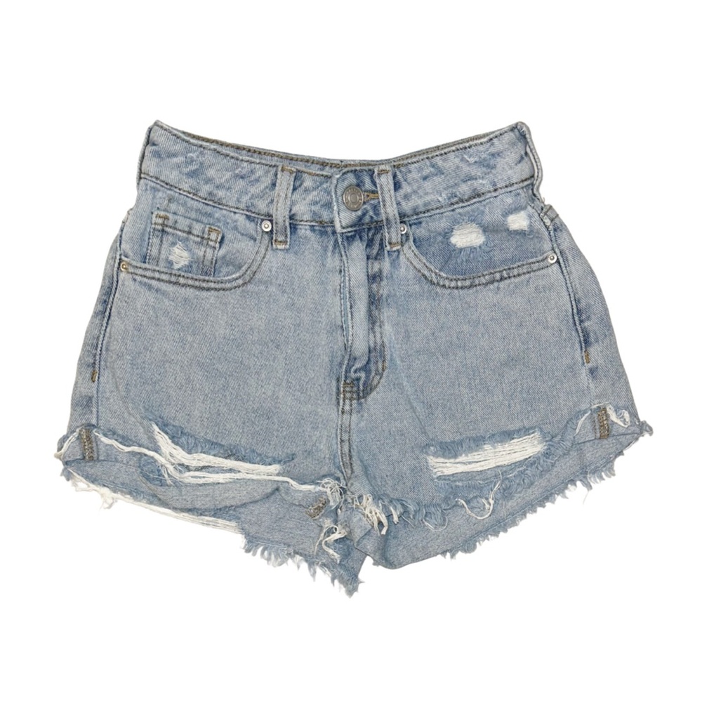 PACSUN Denim Distressed Mom Short Size 23 Inch Waist